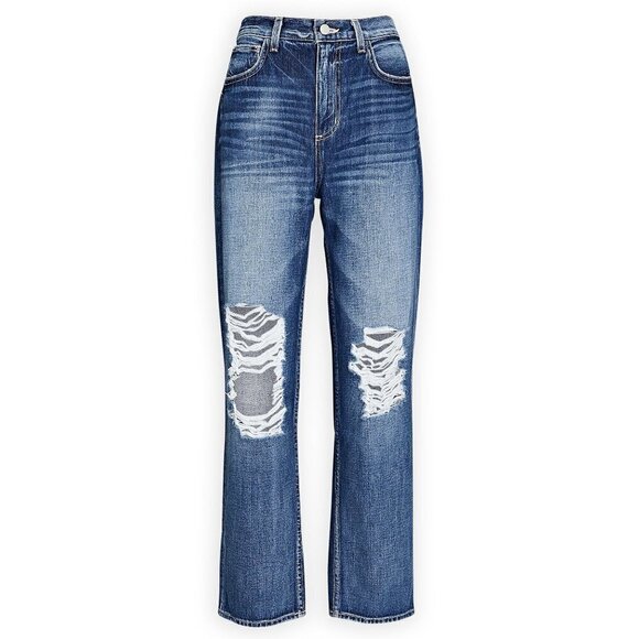 💕L'AGENCE💕 Ezra Ultra High Rise Relaxed Stovepipe Jeans ~ Newberry Blue 27 NWT - Picture 8 of 16